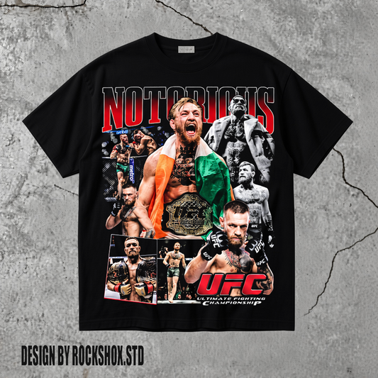 Conor McGregor Notorious Graphic UFC MMA T-Shirt