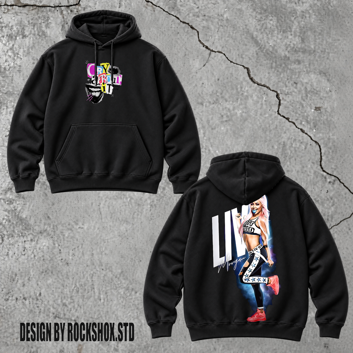 Liv Morgan “The Miracle Kid” Vintage Wrestling WWE Hoodie
