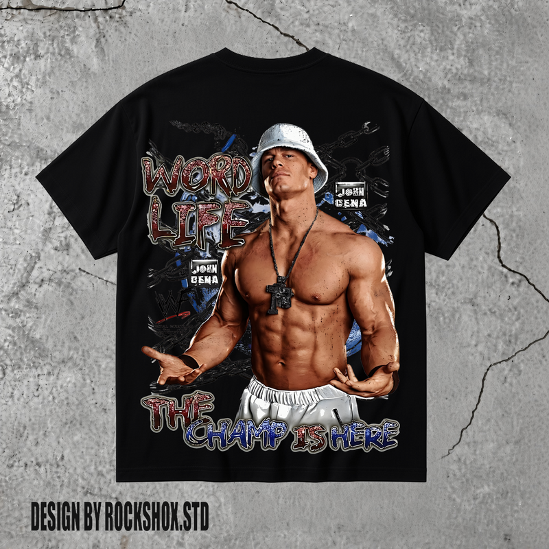 John Cena 17 Time World Champions WWE Wrestling T-Shirt