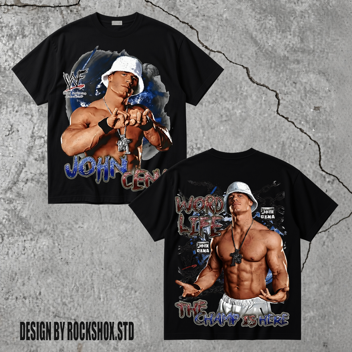 John Cena 17 Time World Champions WWE Wrestling T-Shirt