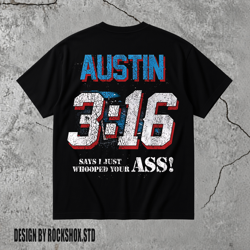 Stone Cold Steve Austin 3:16 WWE Wrestling T-Shirt