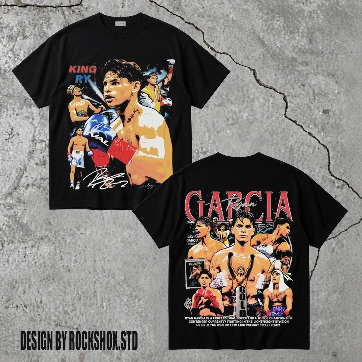Ryan Garcia King Ry Vintage Boxing T-Shirt