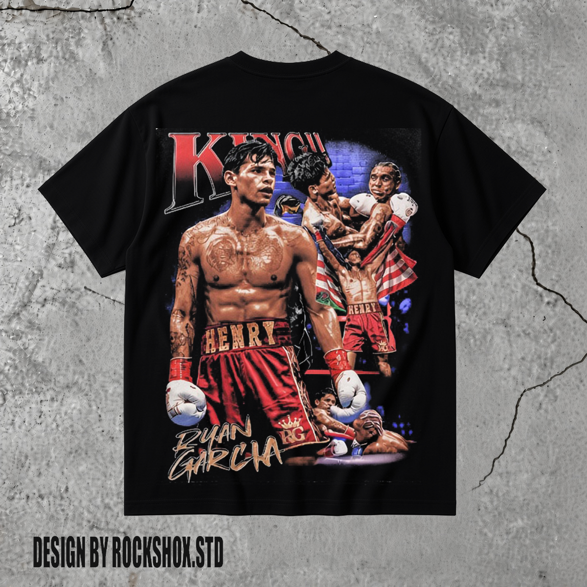 Ryan Garcia King Ry Vintage Boxing T-Shirt
