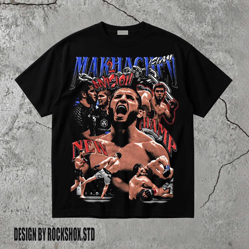 Islam Makhachev Champion Vintage UFC MMA T-Shirt
