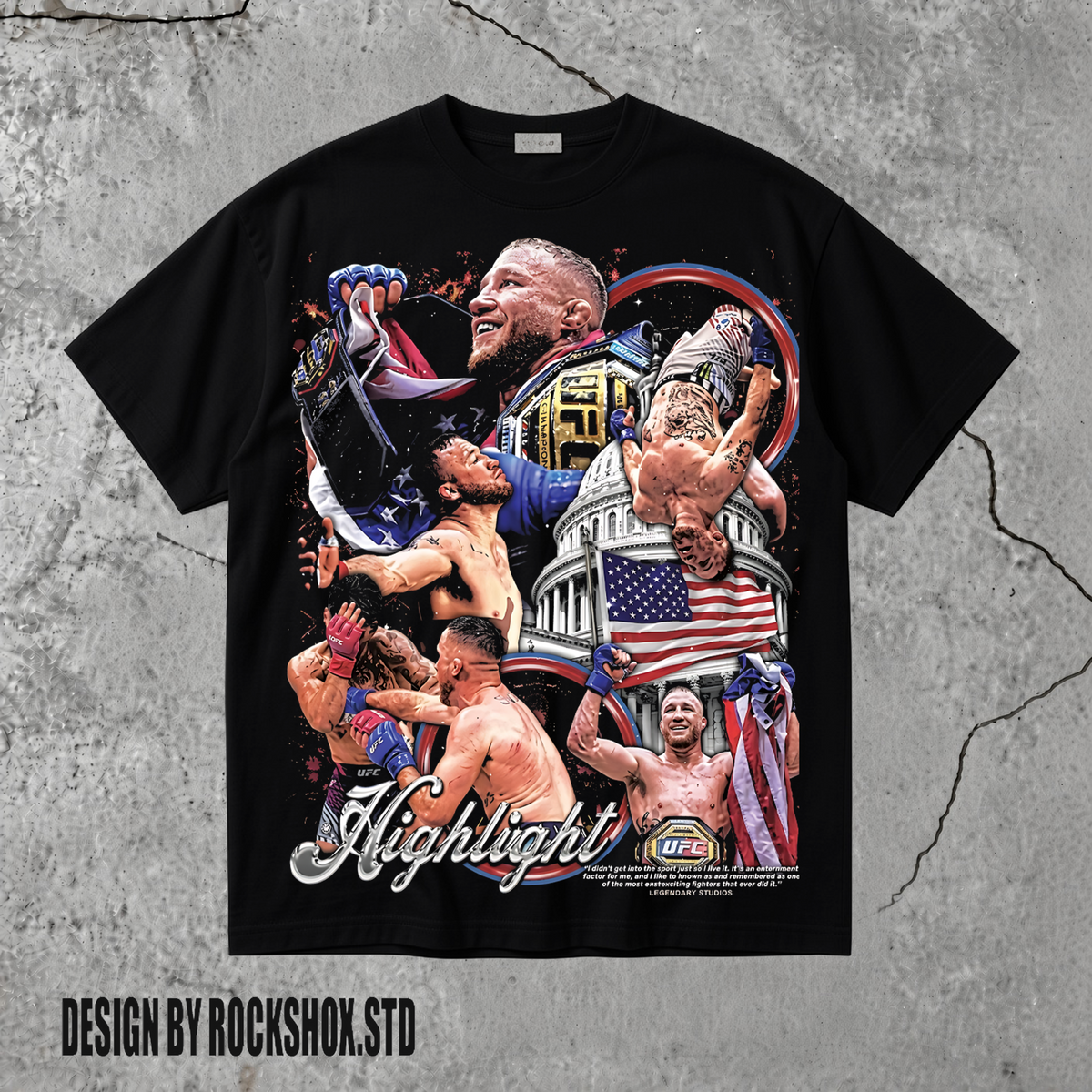 The Highlight Justin Gaethje  MMA UFC T-Shirt