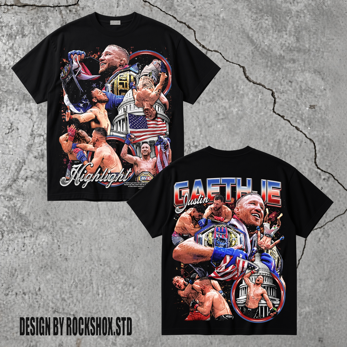 The Highlight Justin Gaethje  MMA UFC T-Shirt