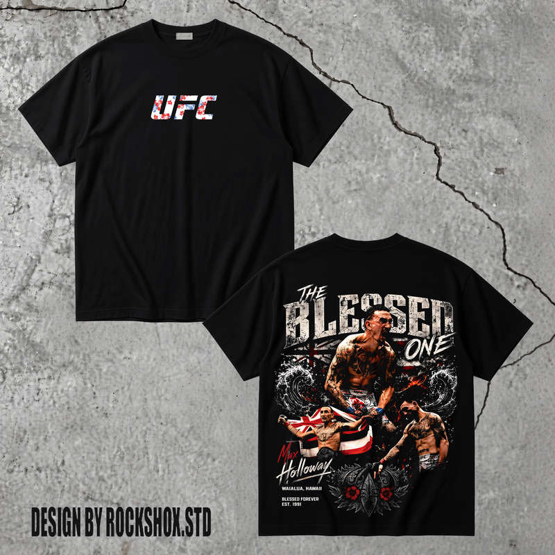 The Blessed Max Holloway MMA UFC T-Shirt
