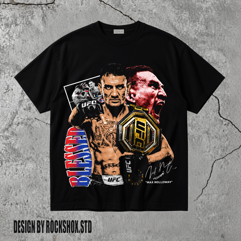 The Blessed Max Holloway MMA UFC T-Shirt