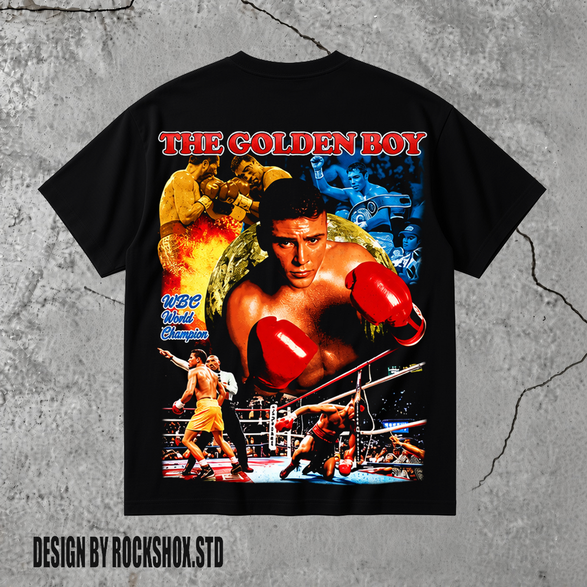 Oscar De La Hoya The Golden Boy Vintage Boxing T-Shirt