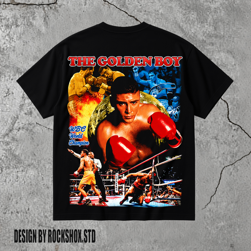 Oscar De La Hoya The Golden Boy Vintage Boxing T-Shirt