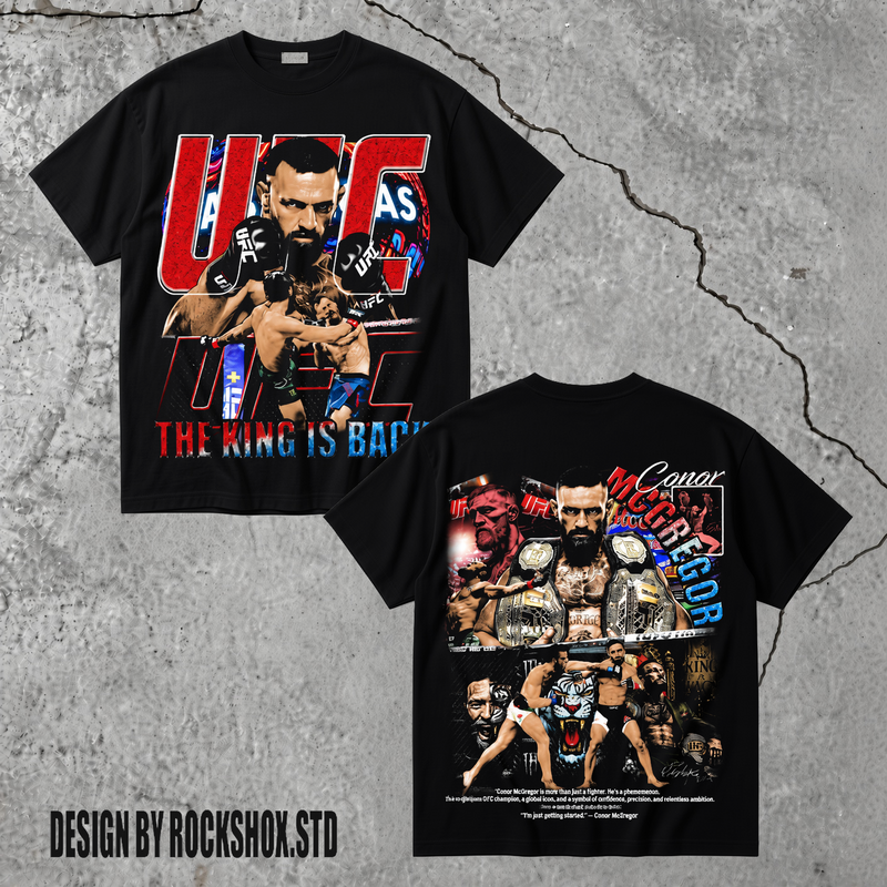 The King Is Back Conor McGregor MMA UFC T-Shirt