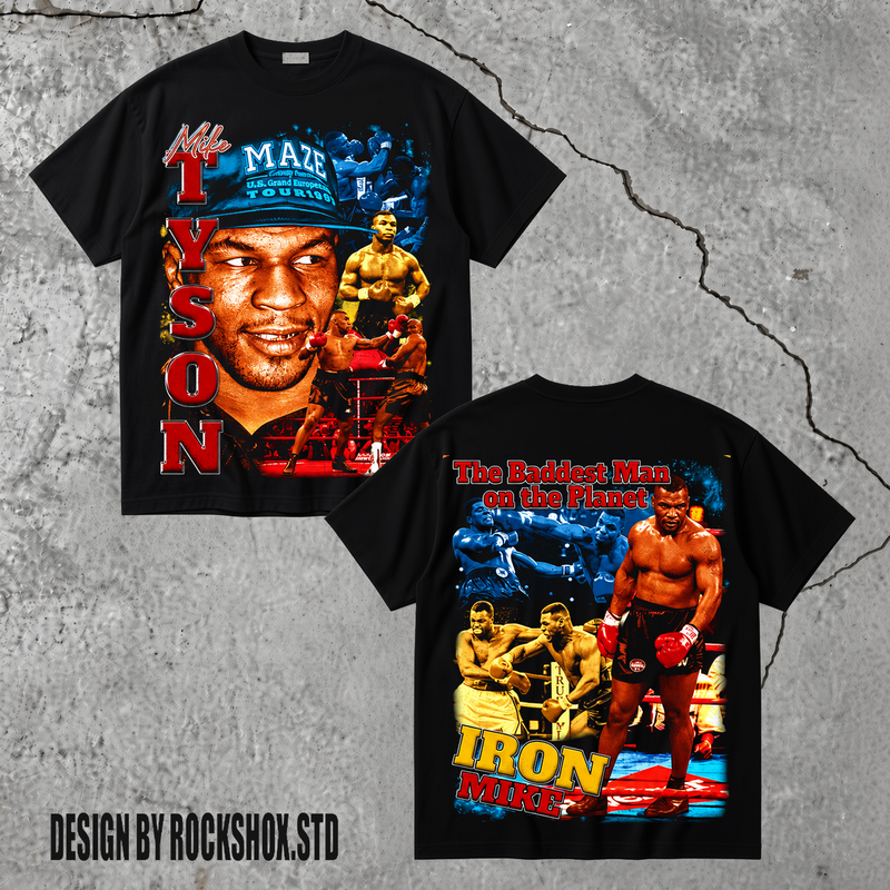 Mike Tyson Iron Mike Graphic T-Shirt