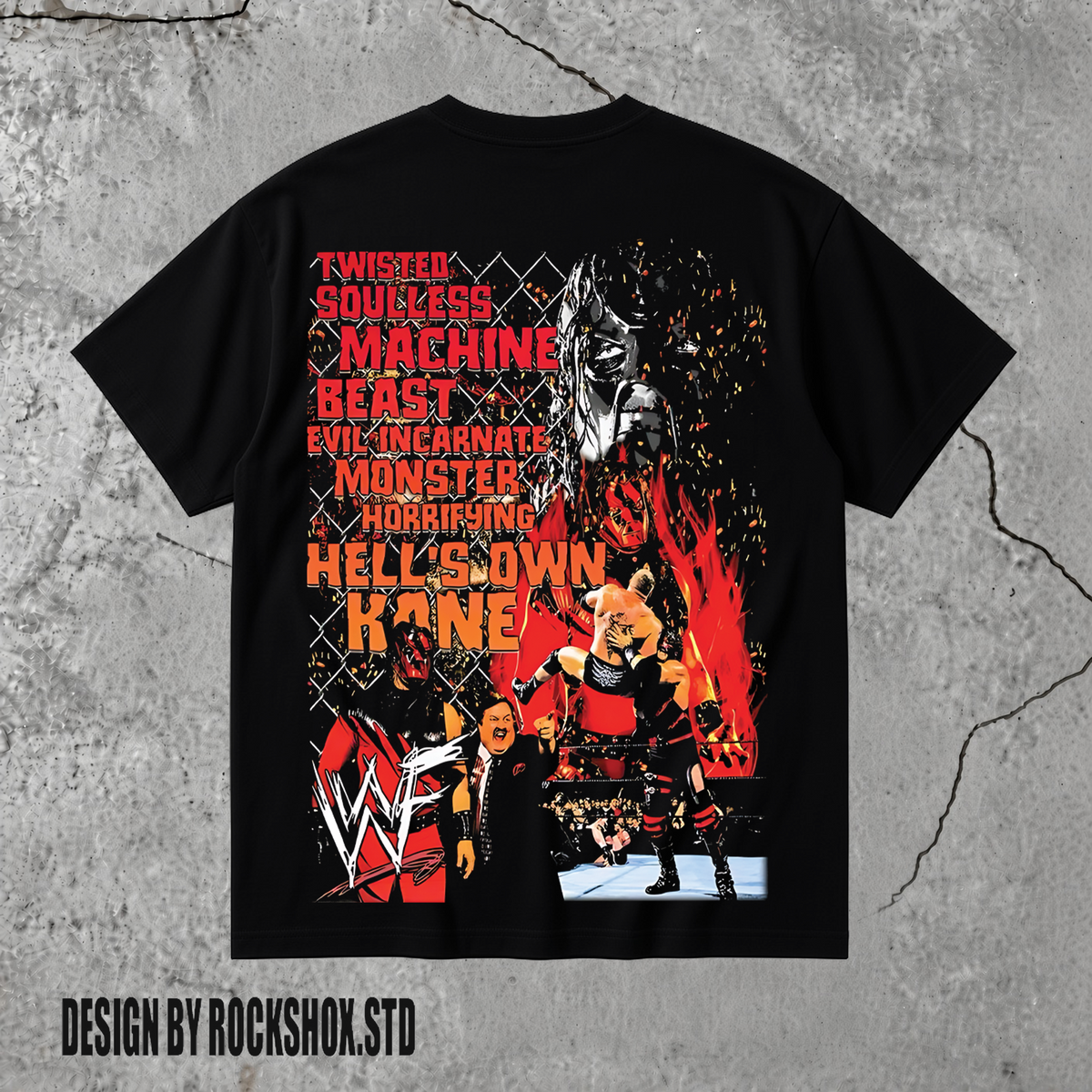 The Big Red Machine Kane WWE Wrestling T-Shirt