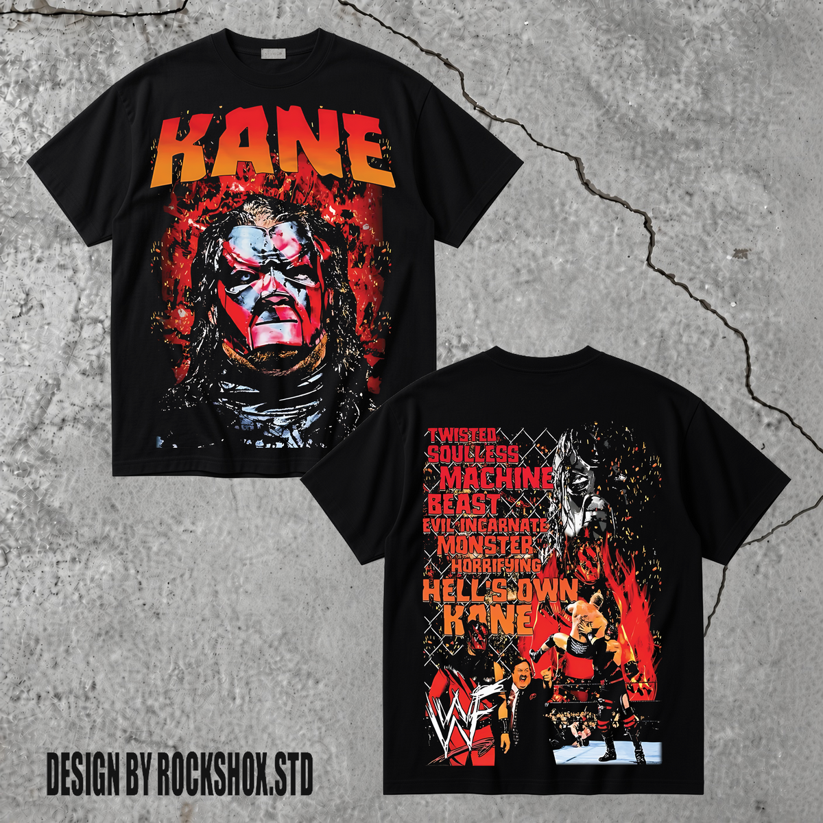 The Big Red Machine Kane WWE Wrestling T-Shirt