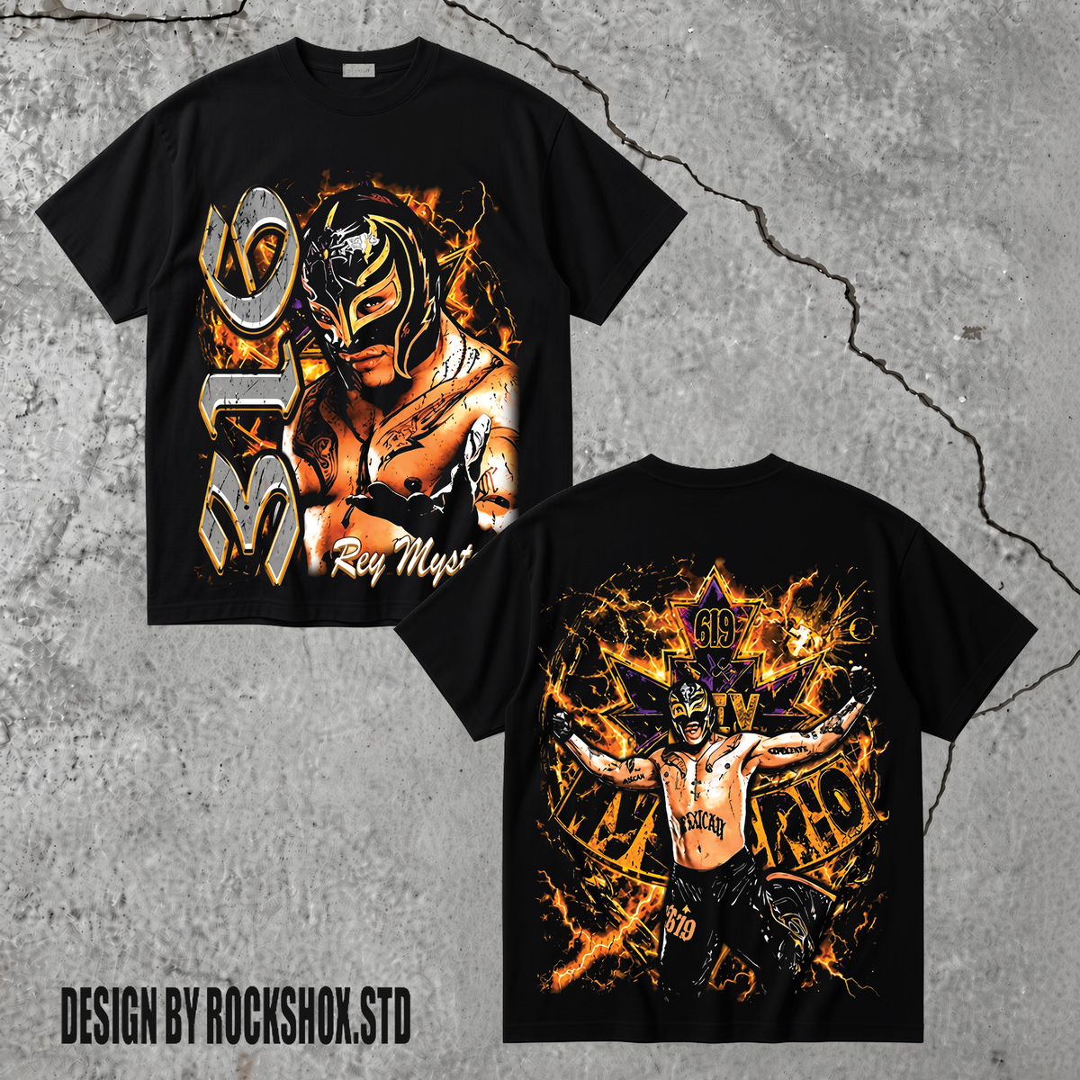 Rey Mysterio 619 WWE Wrestling T-Shirt