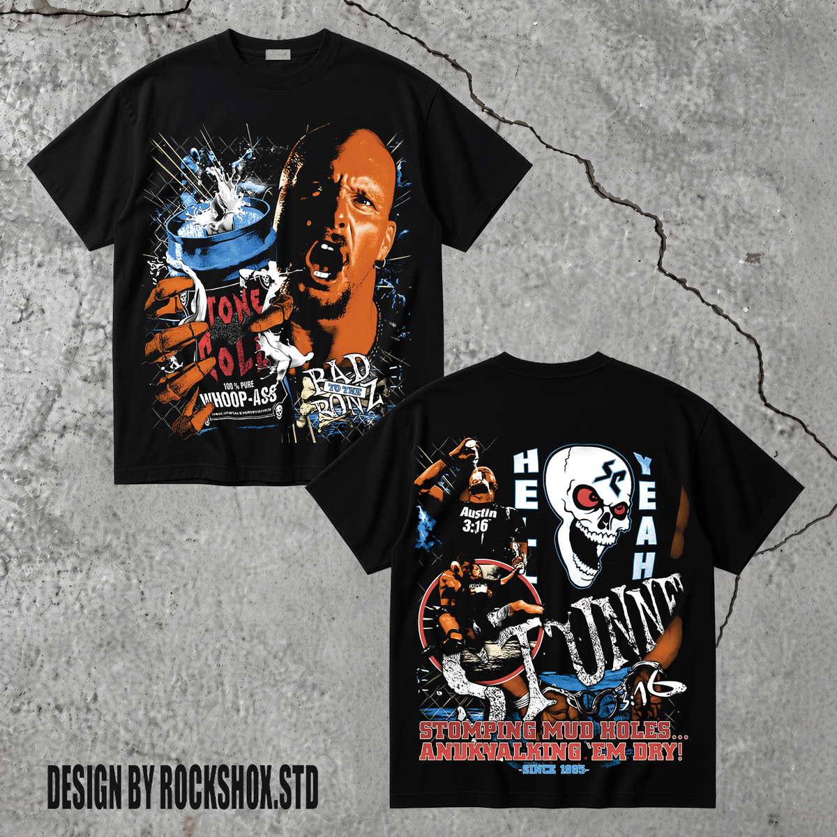 Stone Cold Steve Austin 3:16 WWE Wrestling T-Shirt