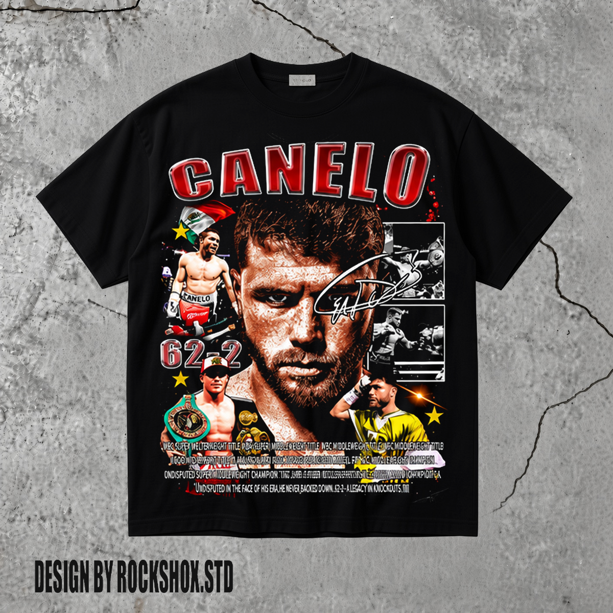Canelo Alvarez Mexican Boxing Legend T-Shirt