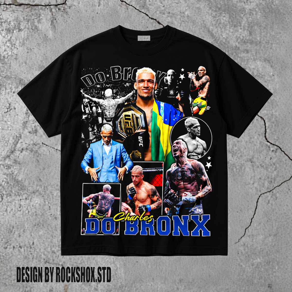Charles Oliveira Do Bronx Graphic UFC MMA T-Shirt