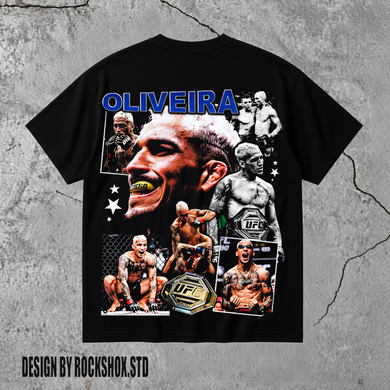 Charles Oliveira Do Bronx Graphic UFC MMA T-Shirt