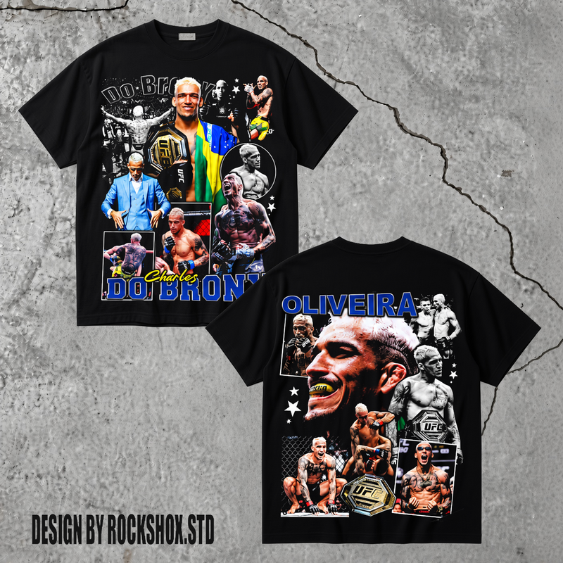 Charles Oliveira Do Bronx Graphic UFC MMA T-Shirt