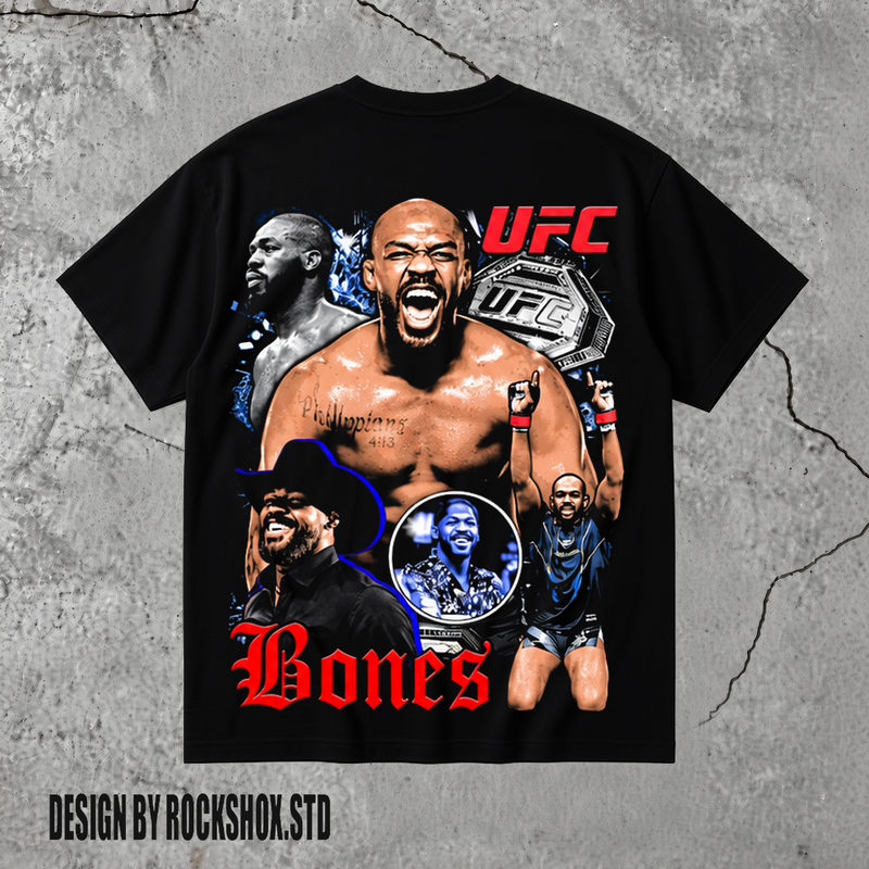 Jon Jones Bones Graphic UFC MMA T-Shirt