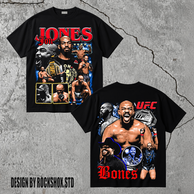 Jon Jones Bones Graphic UFC MMA T-Shirt
