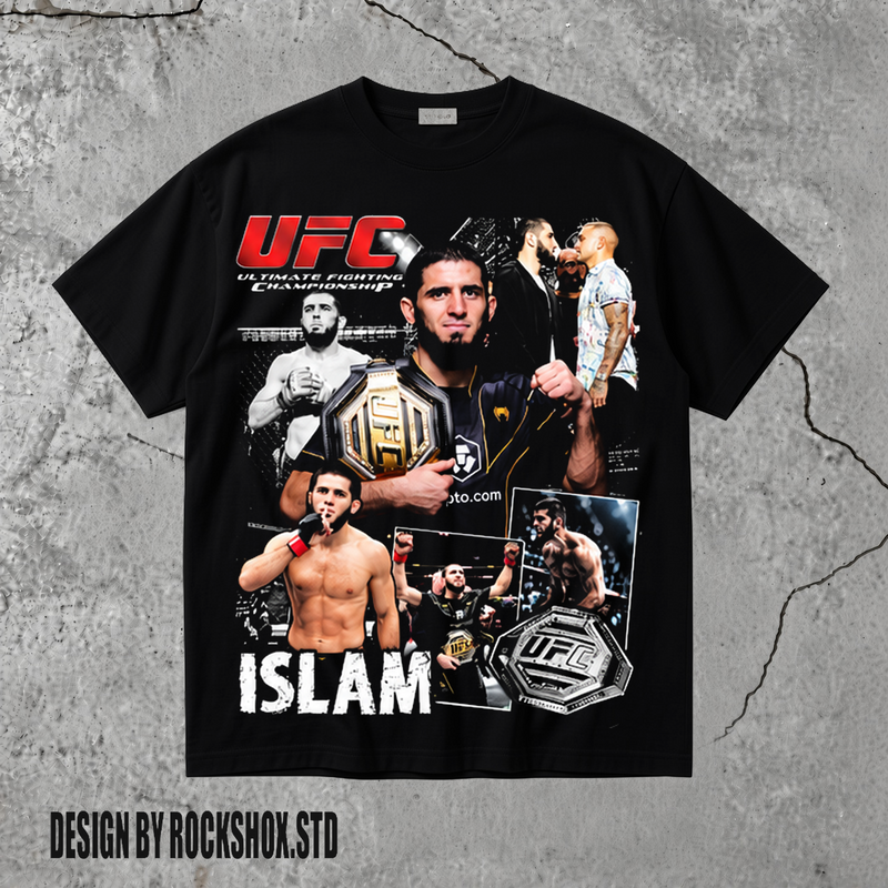 Islam Makhachev Graphic UFC MMA T-Shirt