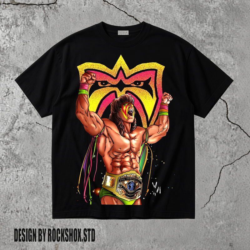 Ultimate Warrior Inspired WWE Wrestling T-Shirt
