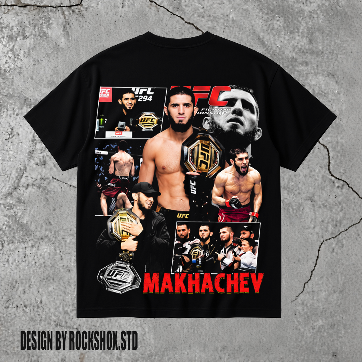 Islam Makhachev Graphic UFC MMA T-Shirt