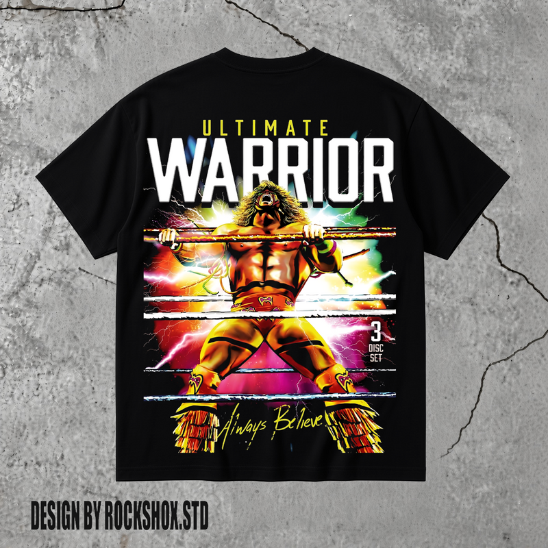 Ultimate Warrior Inspired WWE Wrestling T-Shirt