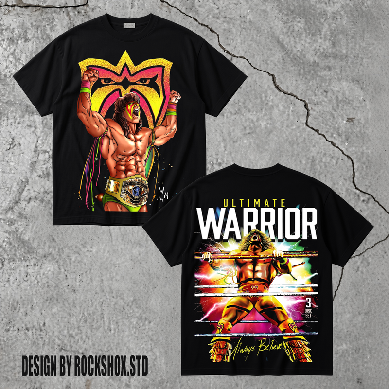 Ultimate Warrior Inspired WWE Wrestling T-Shirt