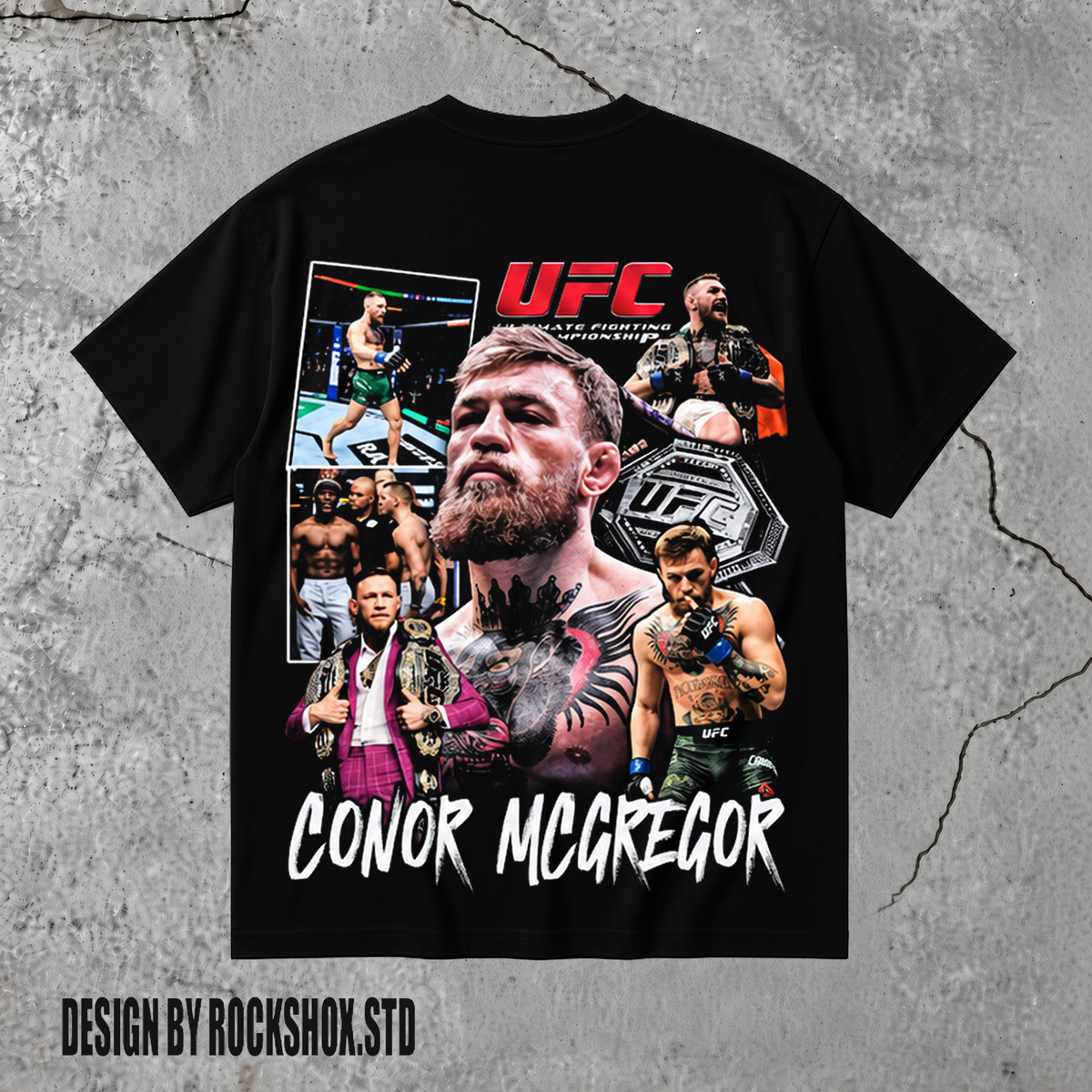 Conor McGregor Notorious Graphic UFC MMA T-Shirt
