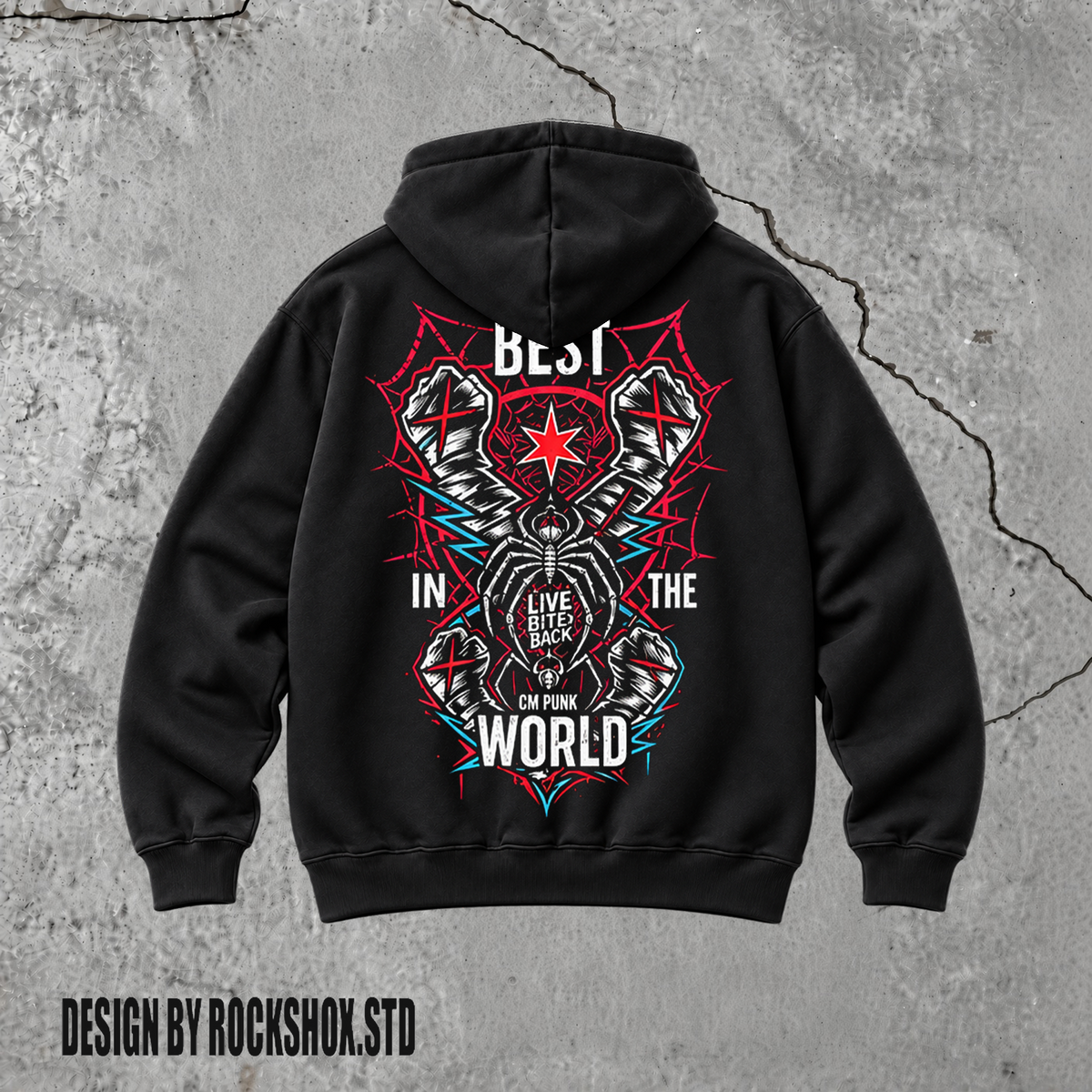 Aj Lee & Cm Punk WWE Hoodie