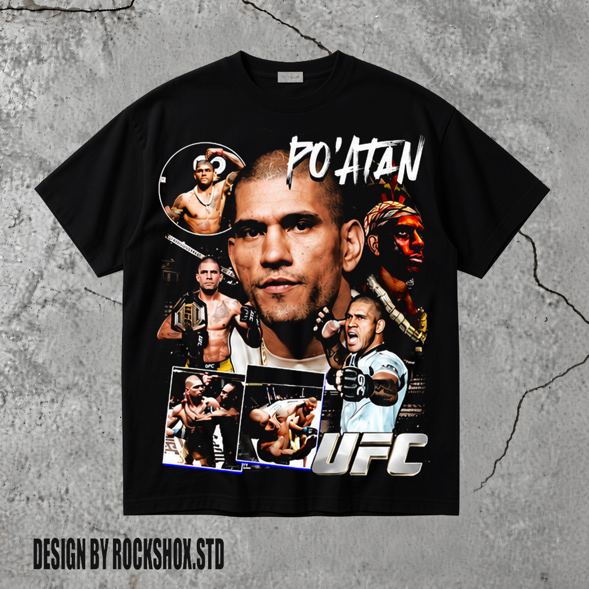 Alex Pereira Poatan Graphic UFC MMA T-Shirt