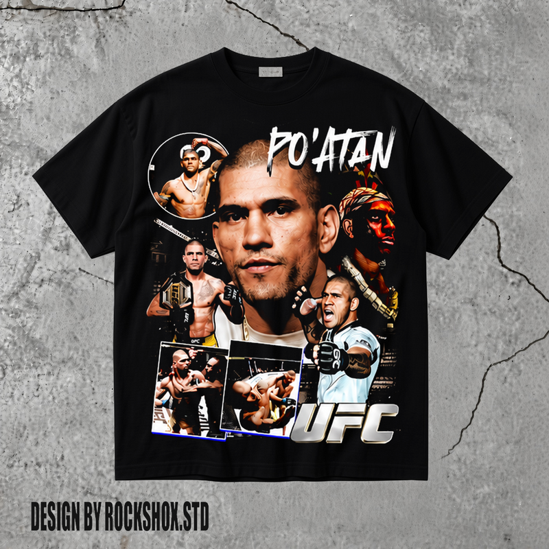 Alex Pereira Poatan Graphic UFC MMA T-Shirt