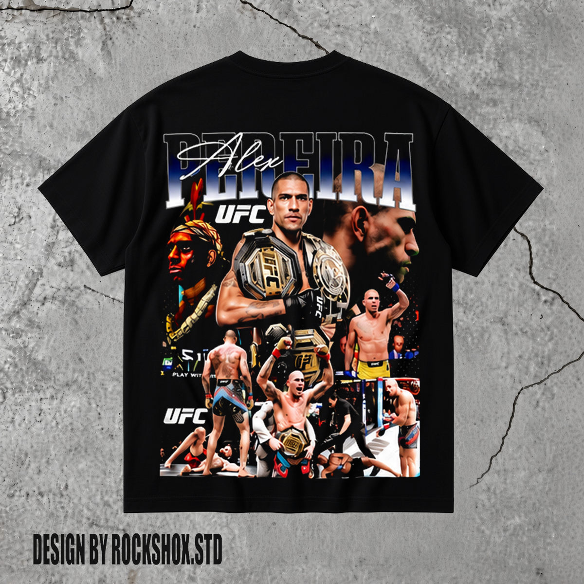 Alex Pereira Poatan Graphic UFC MMA T-Shirt