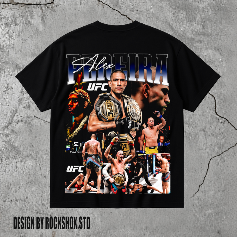 Alex Pereira Poatan Graphic UFC MMA T-Shirt