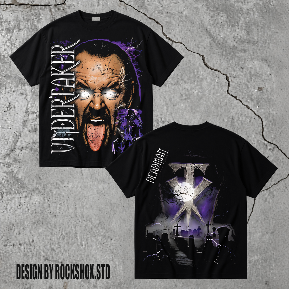 The Undertaker Deadman WWE Wrestling T-Shirt
