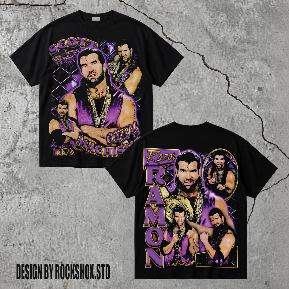 Scott Hall Razor Ramon WWE Wrestling T-Shirt