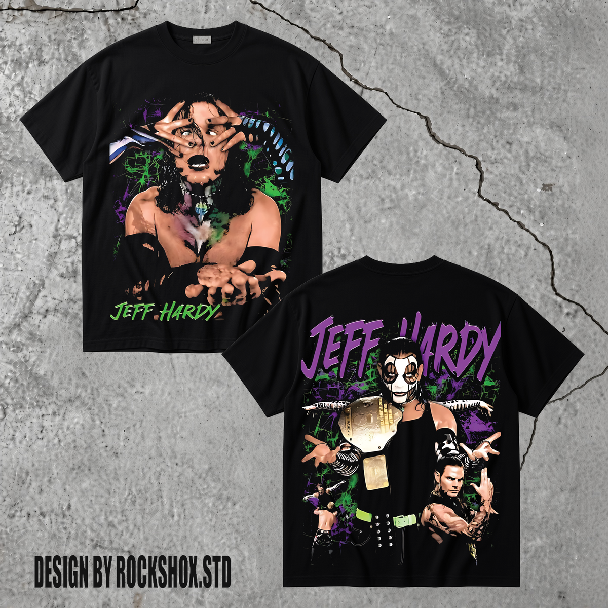 Jeff Hardy Hardy Boy WWE Wrestling T-Shirt