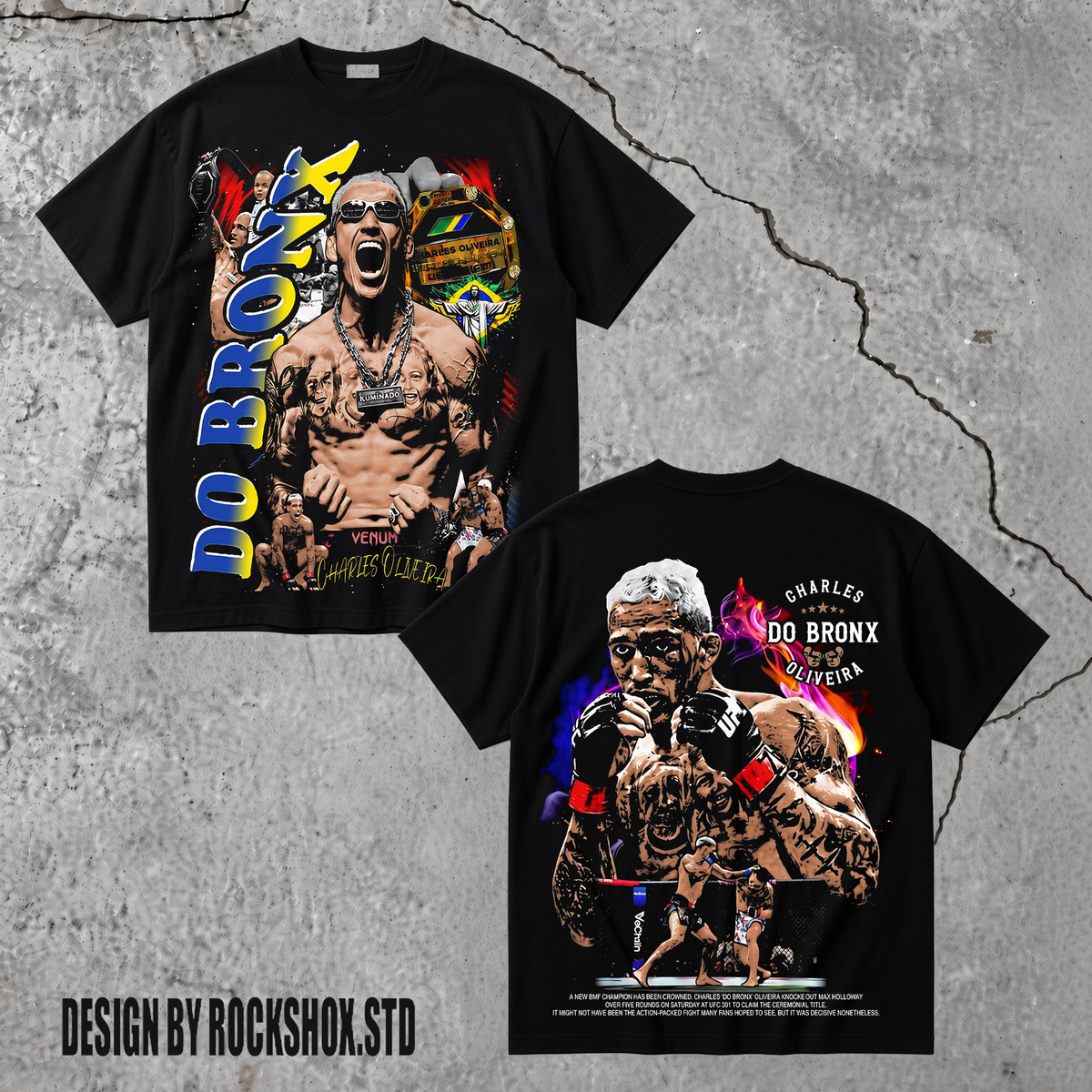 Charles Oliveira Do Bronx MMA UFC T-Shirt