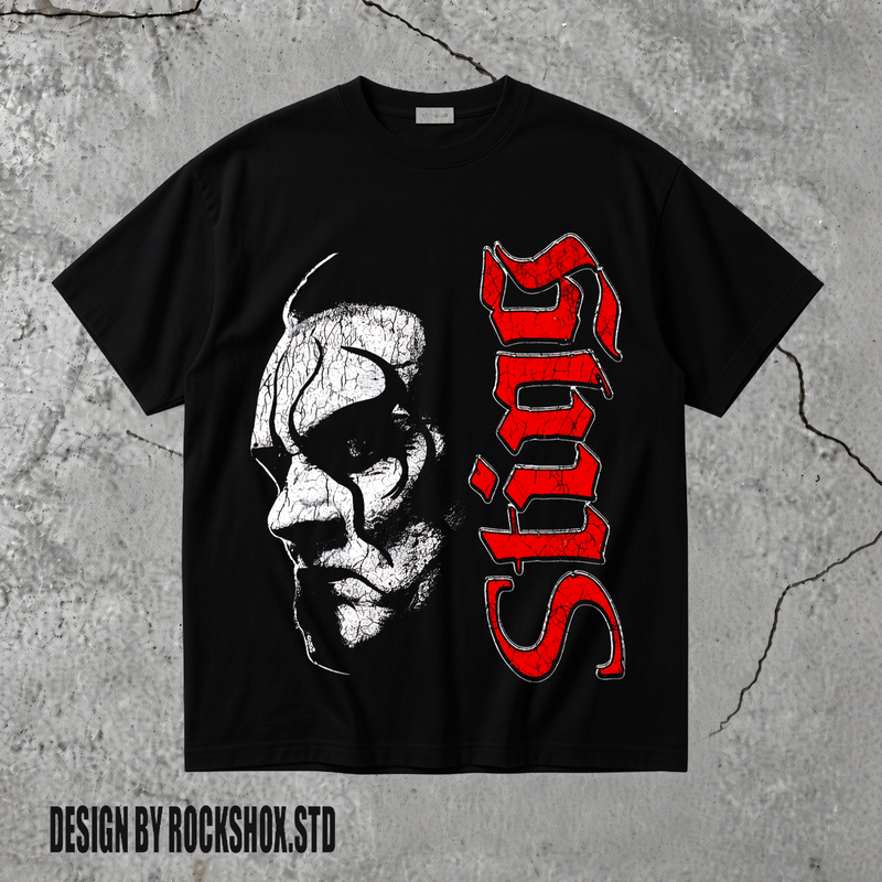 Sting WCW The Icon The Vigilante The Stinger Wrestling T-Shirt