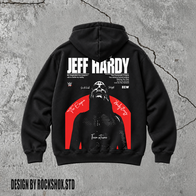Jeff Hardy Enigma Vintage Wrestling WWE Hoodie