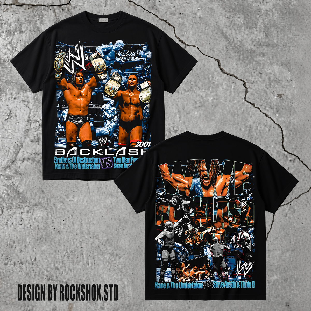 WWE Backlash 2001  Wrestling T-Shirt