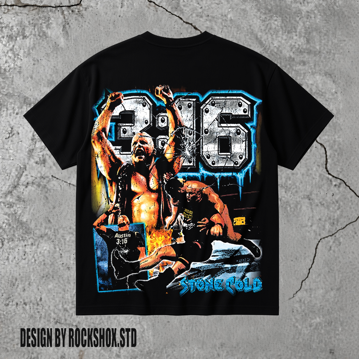 Stone Cold Steve Austin 3:16 Wrestling T-Shirt