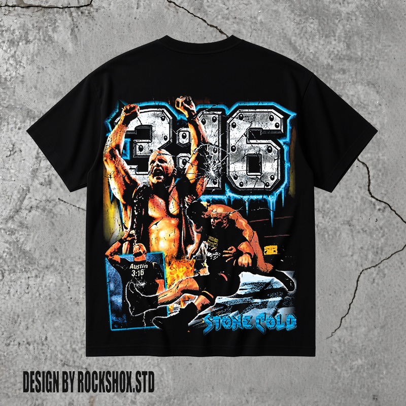 Stone Cold Steve Austin 3:16 Wrestling T-Shirt
