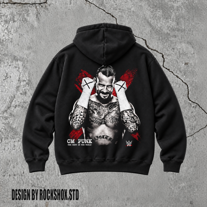 CM Punk Return Vintage Wrestling WWE Hoodie