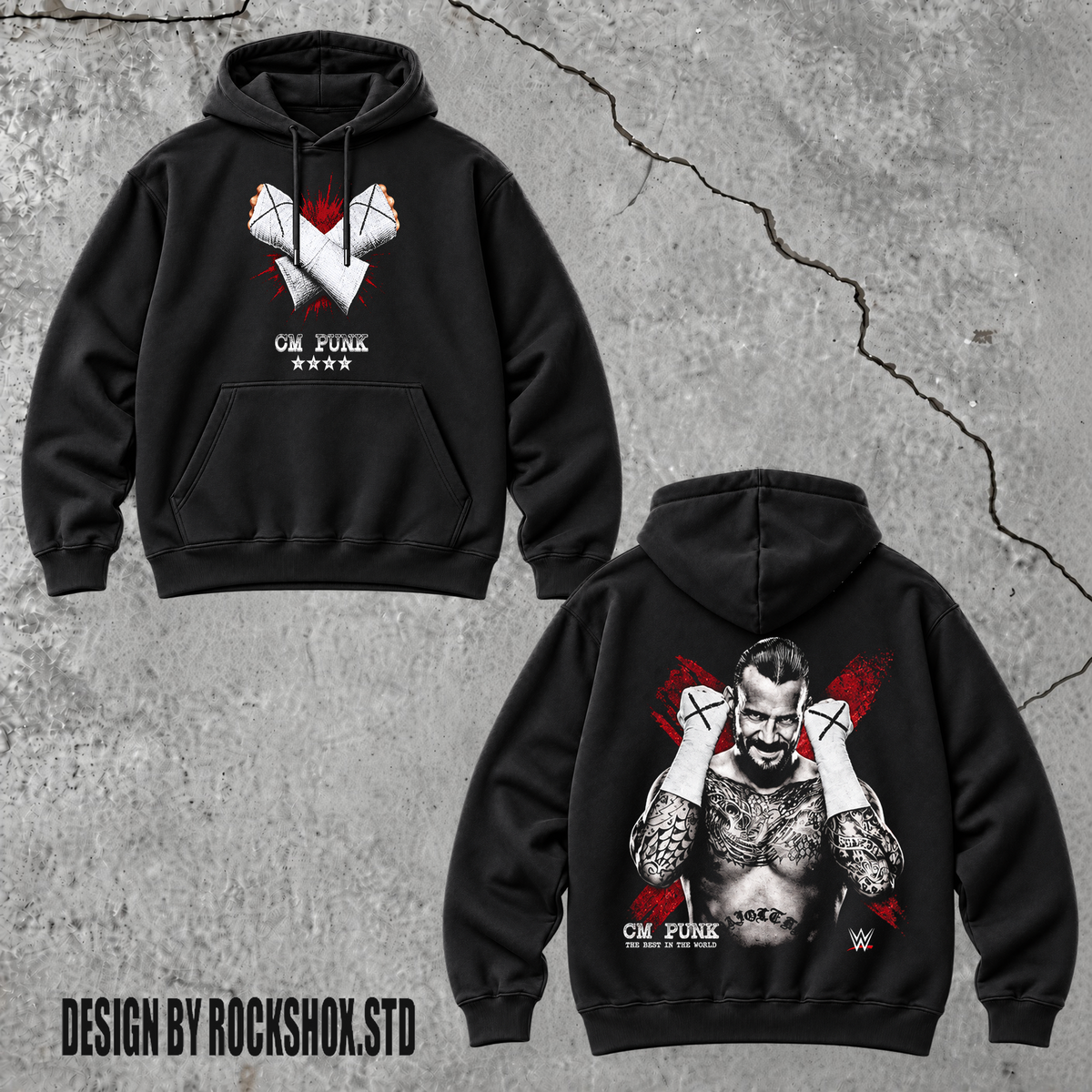 CM Punk Return Vintage Wrestling WWE Hoodie