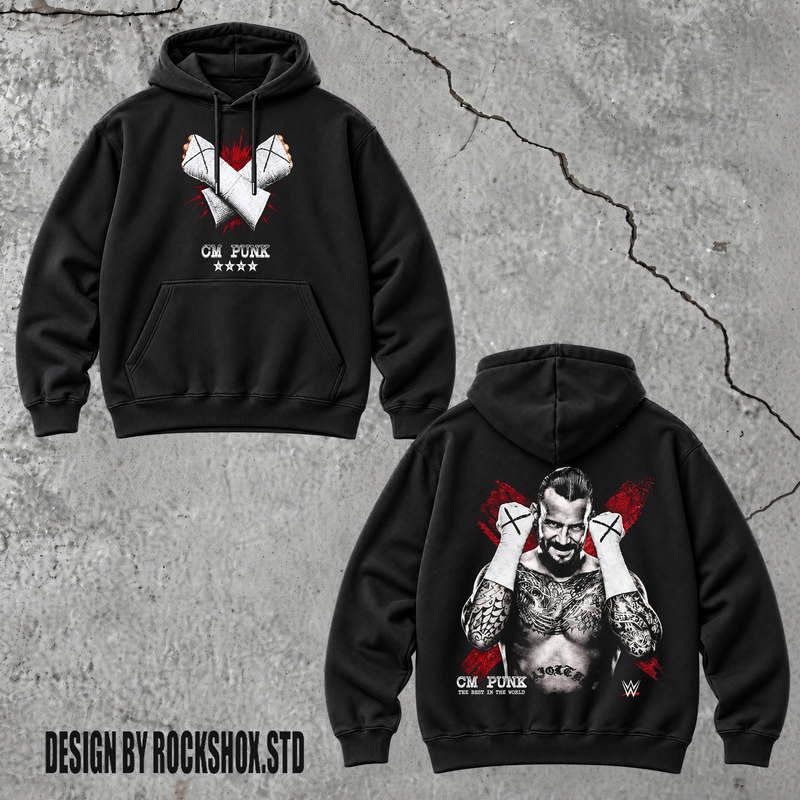 CM Punk Return Vintage Wrestling WWE Hoodie