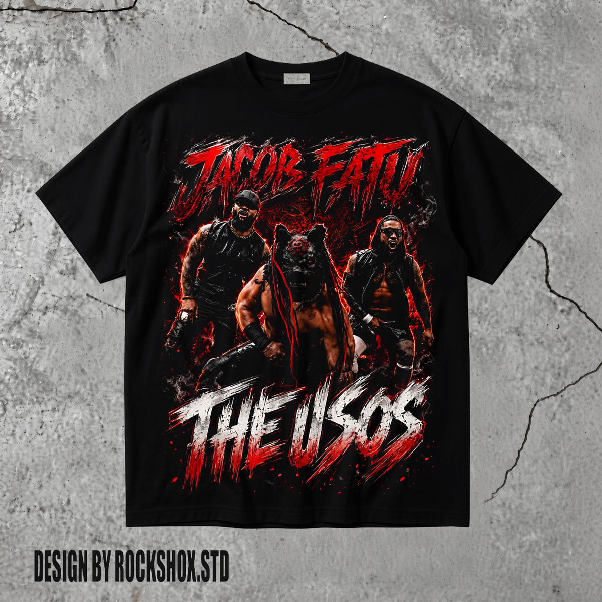 The Usos Jimmy Uso & Jey Uso WWE Wrestling T-Shirt